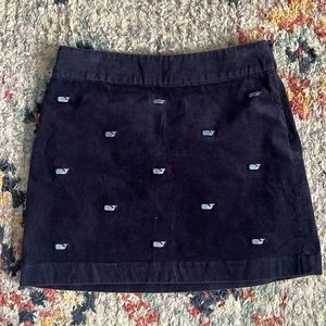 Blue Vineyard Vines Corduroy Mini Skirt